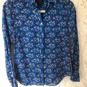 J. Crew Cotton/Silk Blouse